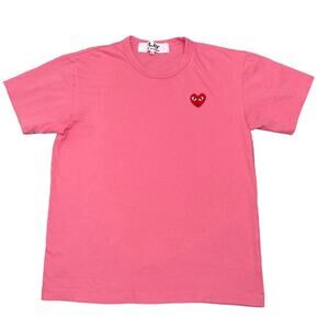 Comme des Garçons PLAY Heart T-Shirt in Pink